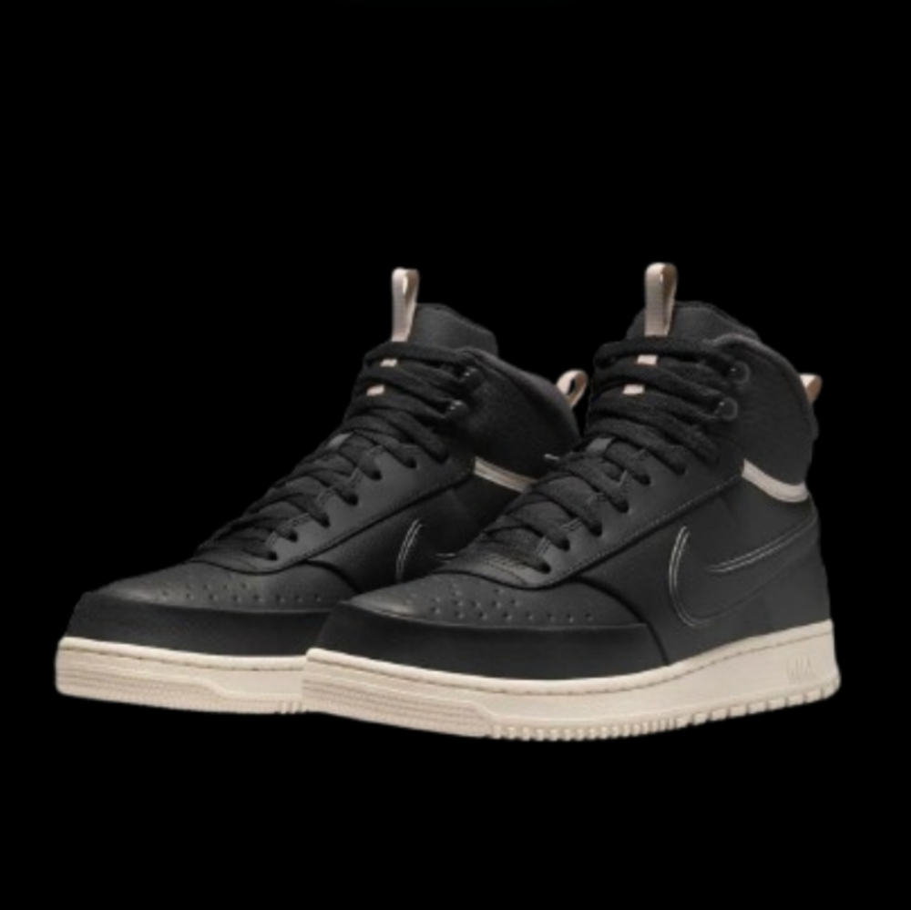 Nike Court Vision Mid Winterized Mens Size 7.5/Womens 9 Smoke Grey Light Bone